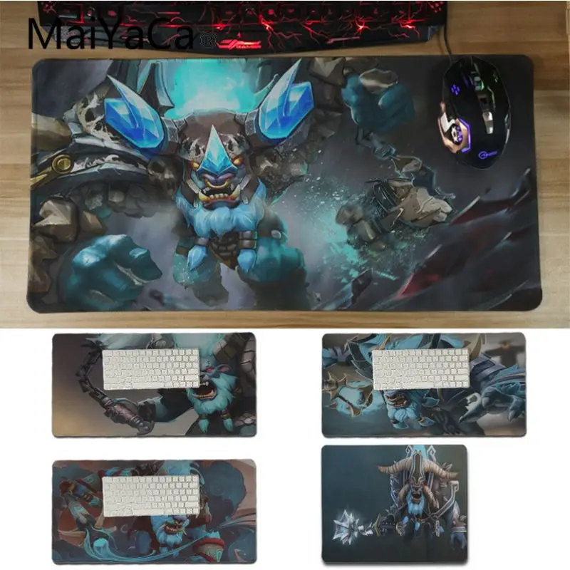 

MaiYaCa простой дизайн Dota Barathrum Противоскользящий прочный силиконовый компьютер ноутбук коврик для мыши игровой коврик для мыши
