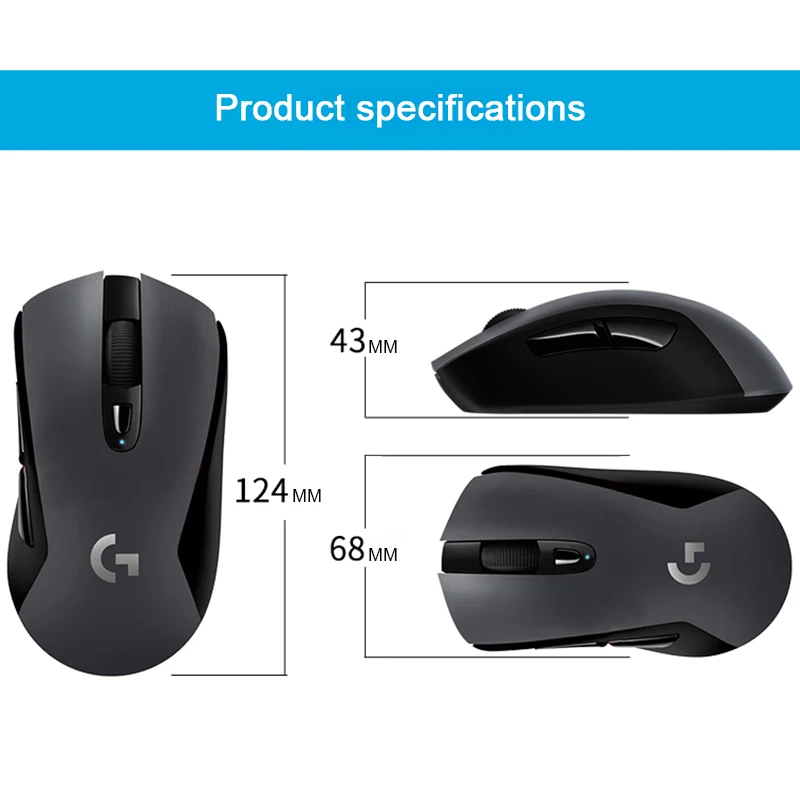 Мышь Logitech G603 Беспроводная игровая оптическая 12000 DPI Bluetooth|Мыши| |