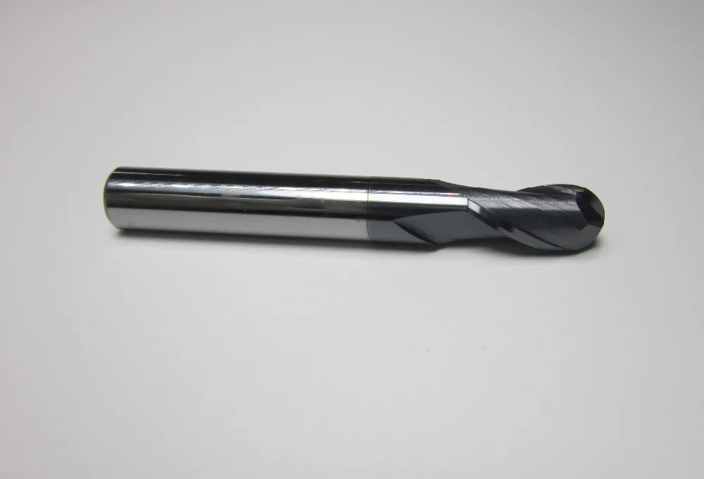 

wholesale 10PCS radius 4.0 MM HRC55 R4.0 2 flutes Tungsten Carbide Ball Nose End Mill CNC milling cutter machine dia=8mm