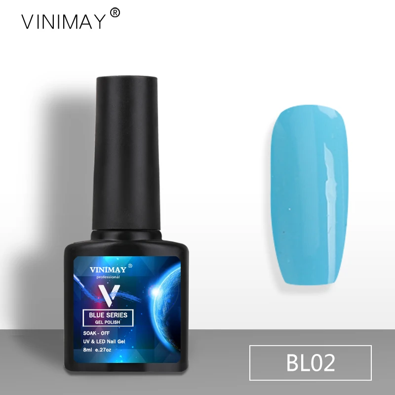 Vinimay джинсы синий светодиод Гель лак для ногтей soak от УФ Vernis полу постоянный