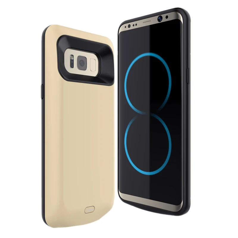 Чехол с внешним аккумулятором на 5000 мА · ч для Samsung Galaxy S8 чехол Plus 5500 ч|Чехлы