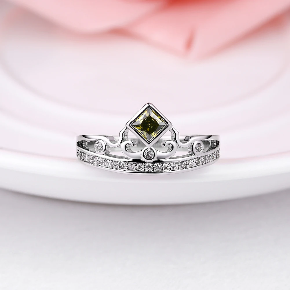 Мода стерлингового серебра Crowm Форма принцессы кольца для|ring|ring fashionring ring |