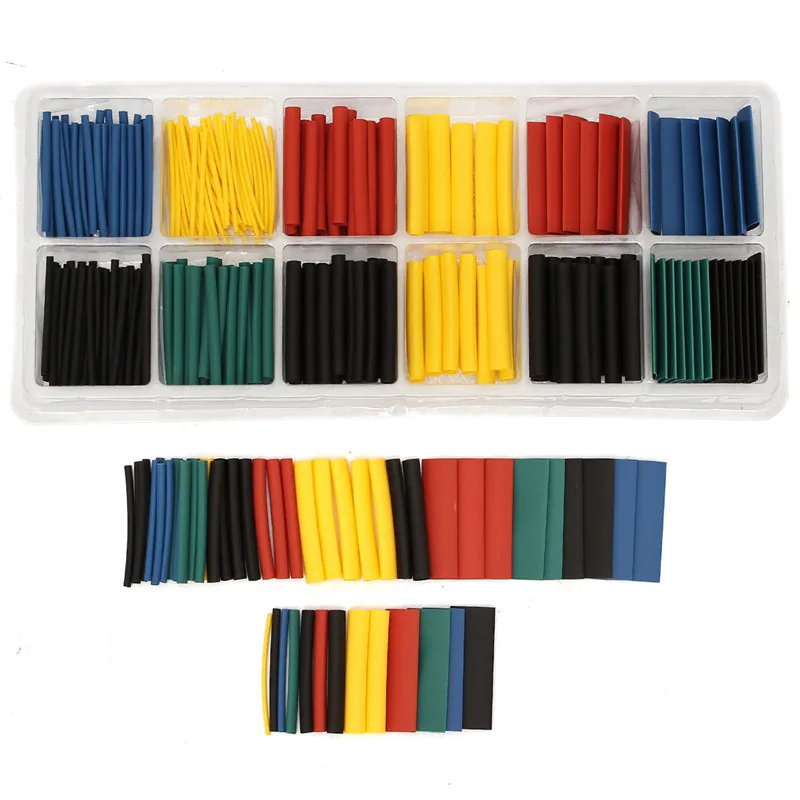 280PCS/Lot Assortment Ratio 2:1 Heat Shrink Tubing Tube Sleeve Sleeving Electronic Insulate Supplies For Wire Wrap Kit With Box - купить по