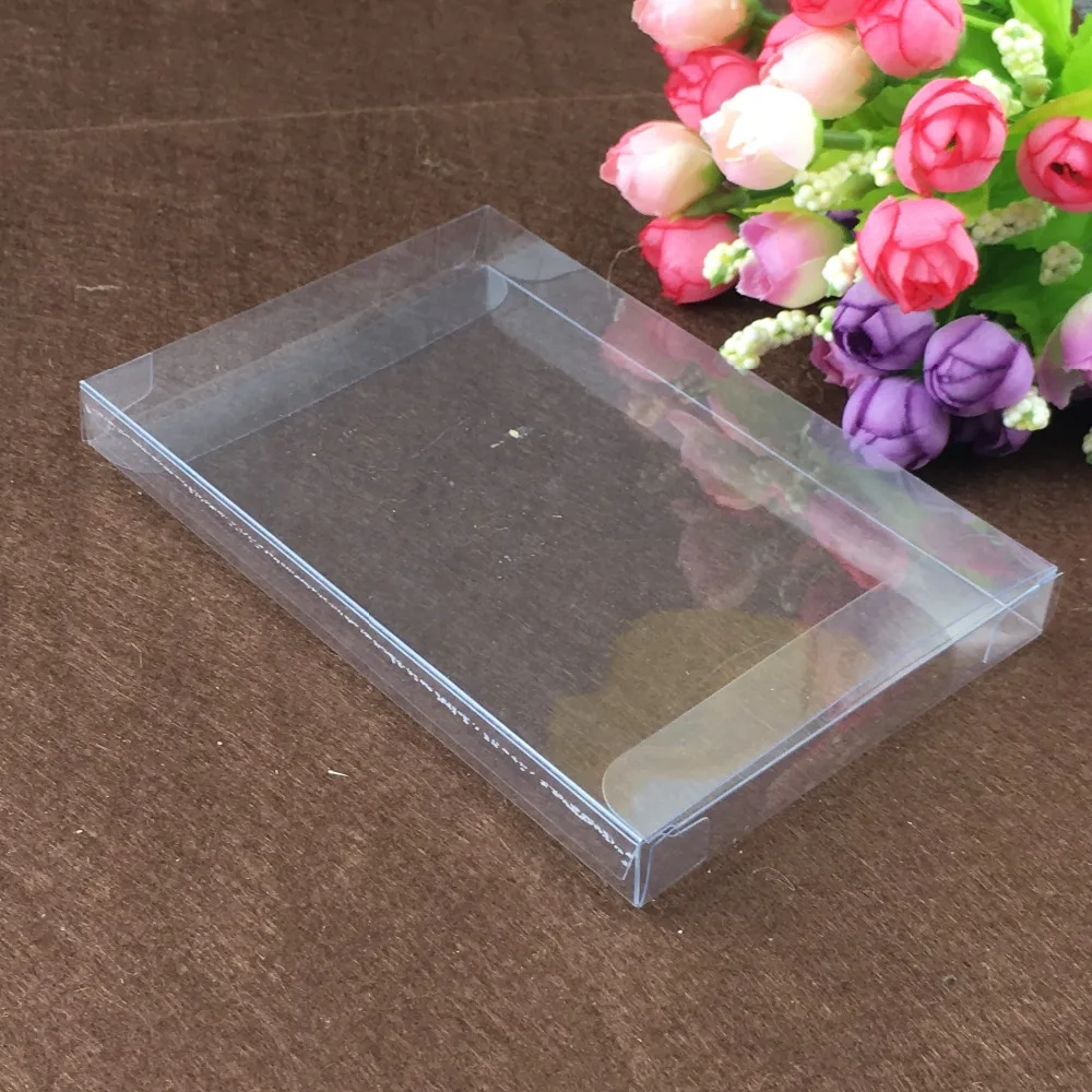 

50pcs 2*5*8cm clear plastic pvc box packing boxes for gifts/chocolate/candy/cosmetic/cake/crafts square transparent pvc Box