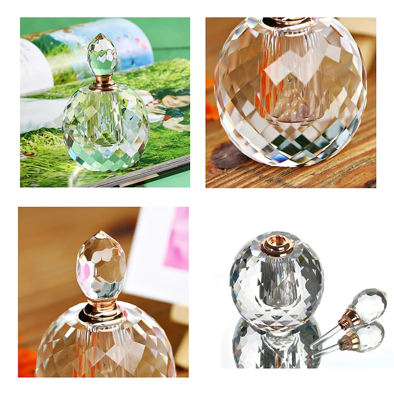7 мл Clear Prism круглый Роскошные многоразового флаконы для женских духов Parfum пустой
