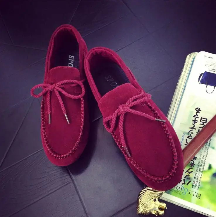 2019 Мужская обувь повседневные мужские лоферы zapatos de hombre mocassin homme Цвет Красный ayakkabi