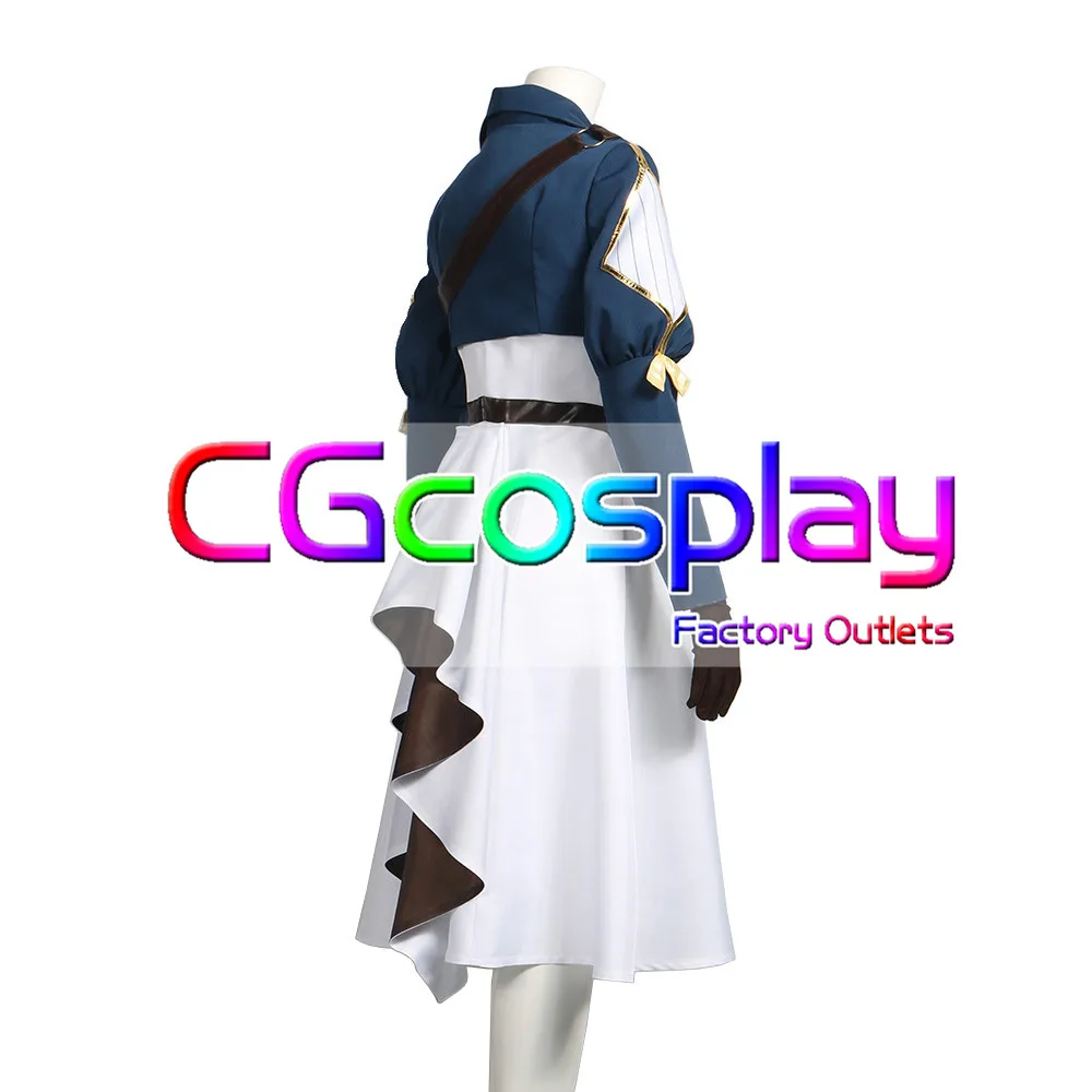 Cgcos Экспресс! Фиолетовое платье эвергарден Аниме игра косплей костюм на Хэллоуин
