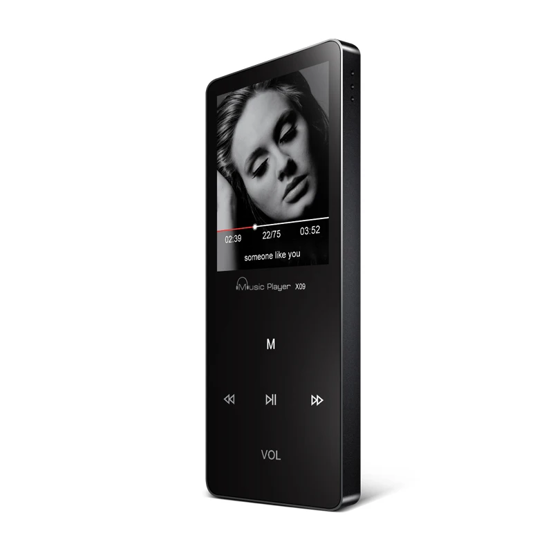 Black Мини USB MP3-плеер с динамиком, наушниками для чтения электронных книг, без потерь, Hifi, MP3 музыкальный плеер, fm-радио, аудио, Walkman, MP3, тонкий - Цвет: Black