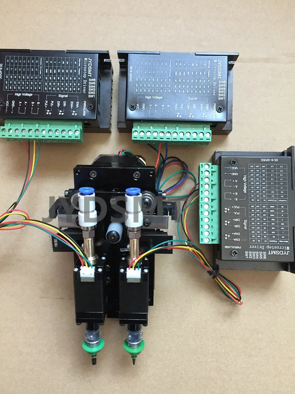 BT2040 SMT DIY монтажный разъем Nema8 полый вал шаговый для выбора места двойной головкой