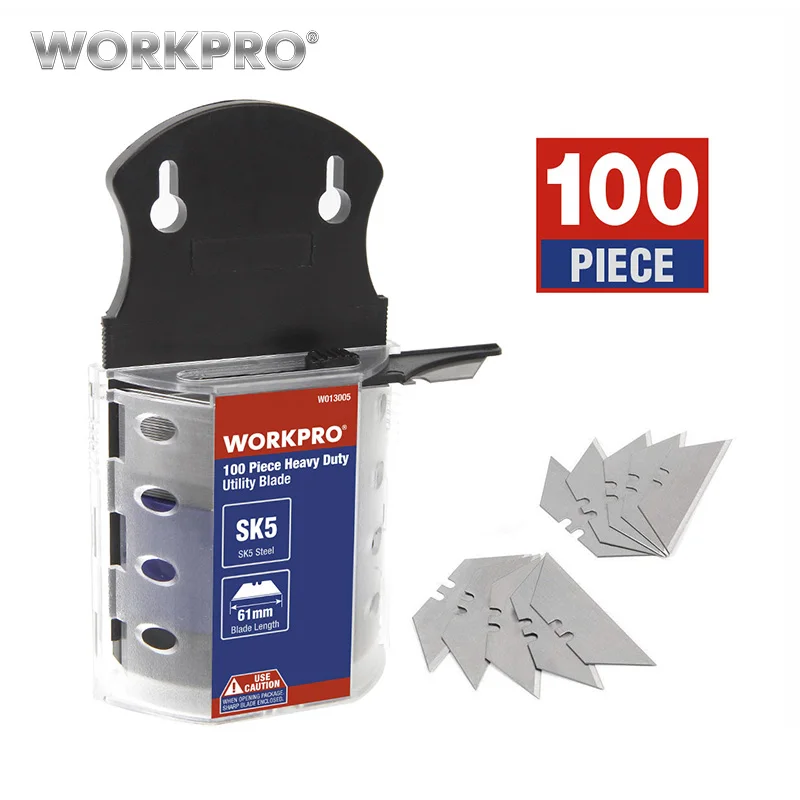 WORKPRO оригинальные лезвия сверхмощные лезвия для ножа SK5 стальные лезвия ножа 100 шт./лот