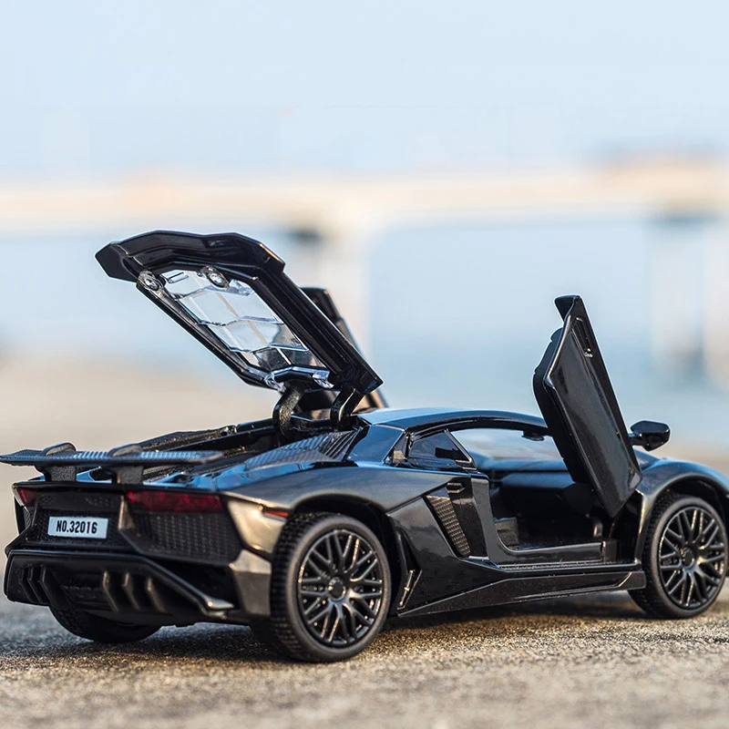 KIDAMI 1:32 Mini Auto Camaro G65 SUV Pull Back Diecast car Model series со звуковым светильник подарок на день