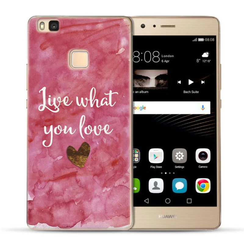 MLCRIYG мягкий чехол для телефона Huawei P9 Lite/P8 Lite/P10Lite красочный из ТПУ с цветочным