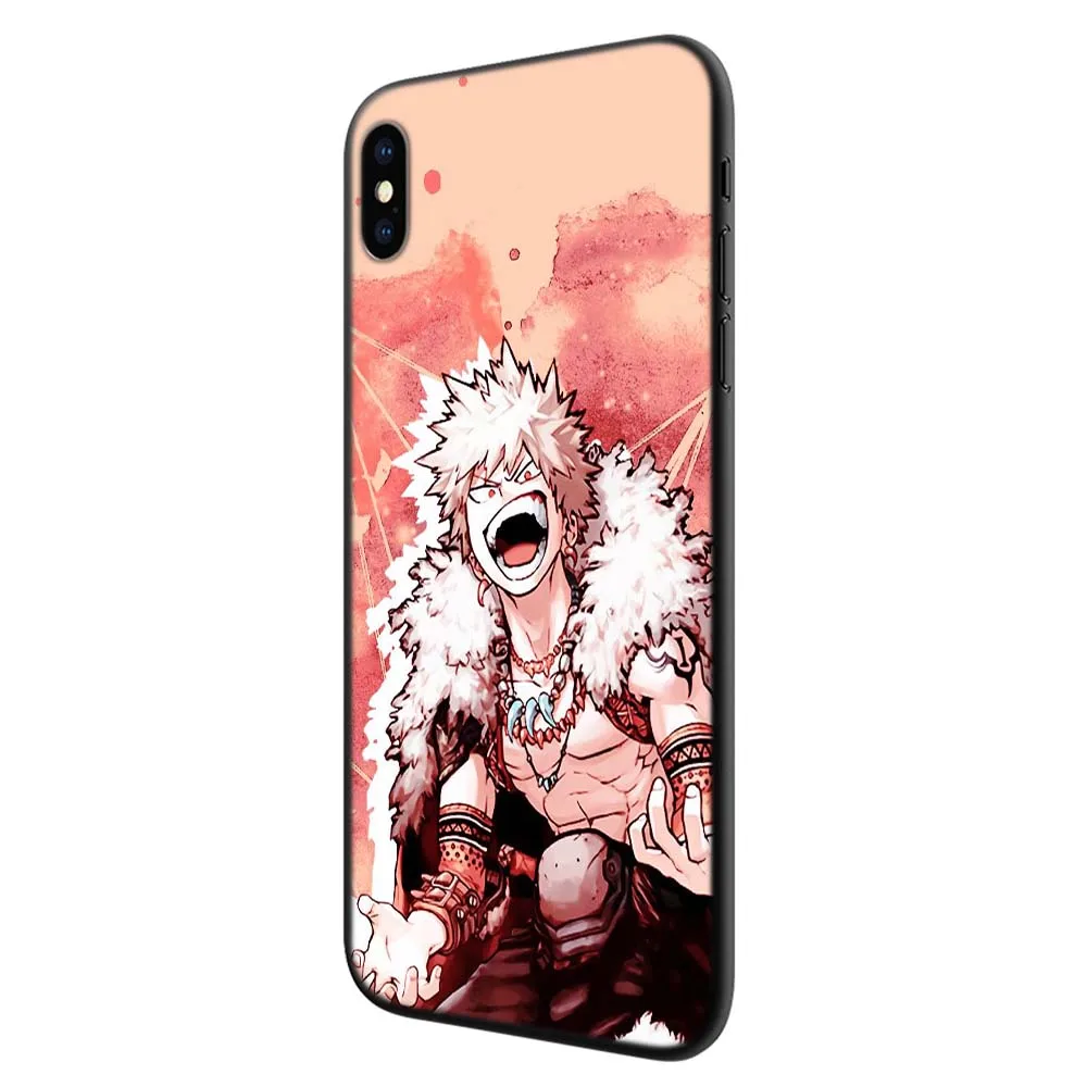 Мягкий ТПУ чехол Lavaza Anime Katsuki Bakugou для Apple iPhone 6 6S 7 8 Plus 5 5S SE X XS MAX XR силиконовые чехлы |