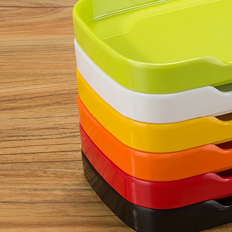 Столовые тарелки прямоугольное блюдо плато красочный лоток пищевые контейнеры