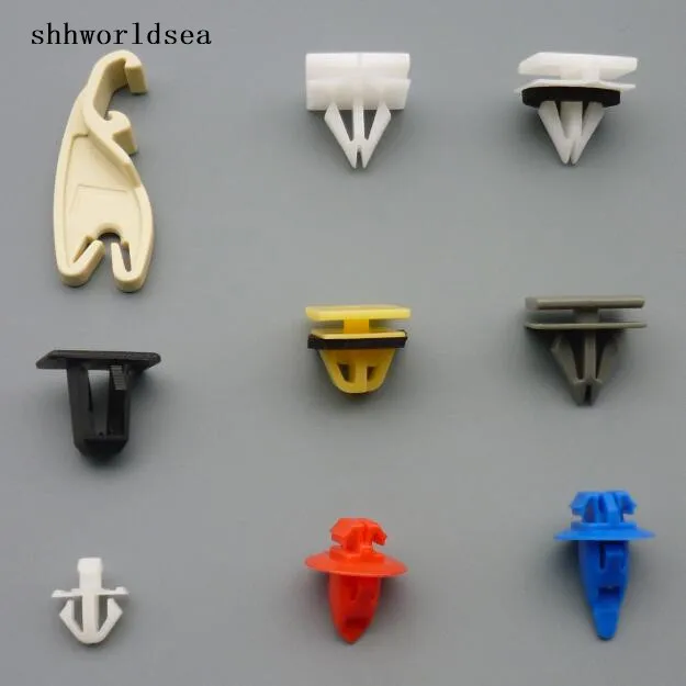 Shhworldsea 500 шт. автомобильные крепежи для крыла качающейся панели молдинговый зажим