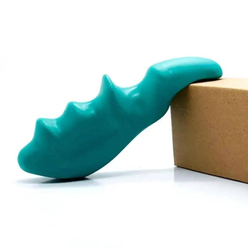 1 шт. ручка Массаж зеленый защита для большого пальца инструментом глубоко шеи