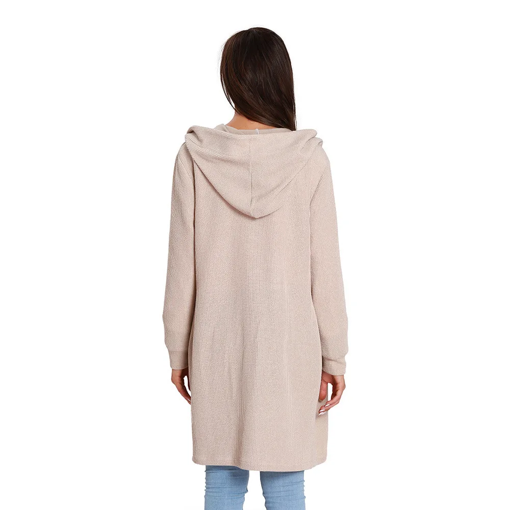 Женское трикотажное пальто Casaco Осеннее и зимнее с длинным рукавом ветровка 2019 |