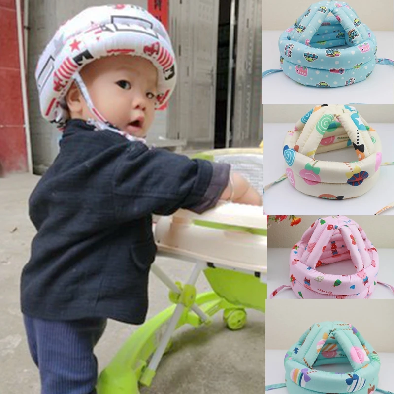 

Adjustable Kid Head Protection Pad Baby Anti-collision Protective Hat Baby Walk Sit Safety Helmet Infant Anti-Bump Cap Protector