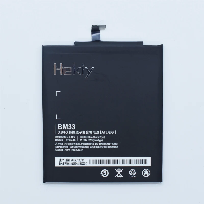 Hekiy для Xiaomi Mi4i батарея BM33 100% Новинка Высокое качество 3030 мАч резервная смартфона Mi