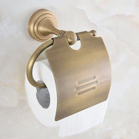 vintage retro antique brass carved art pattern wall mounted bathroom toilet paper roll holder bathroom accessory mba726