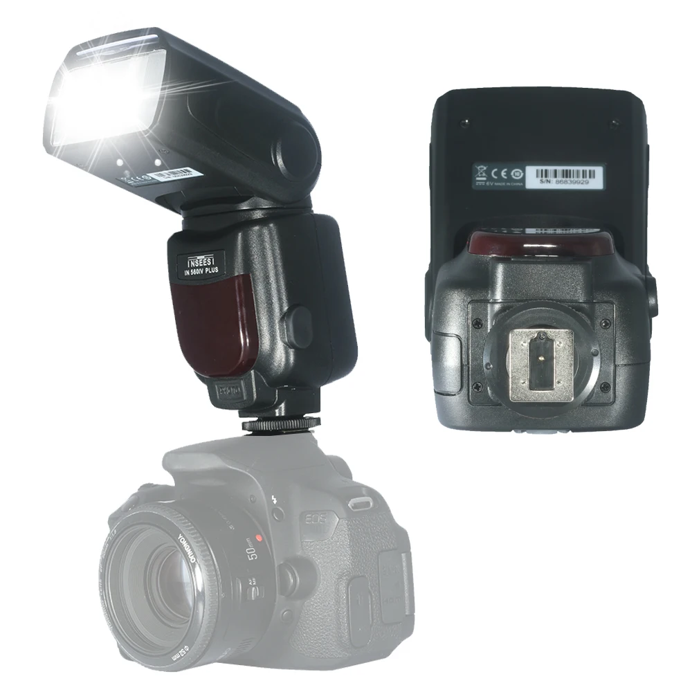 INSEESI IN560IV IN-560IV в 560IV плюс беспроводная универсальная вспышка Speedlite M/S1/S2 режим вспышки для Canon Pentax Nikon D5200 D7200