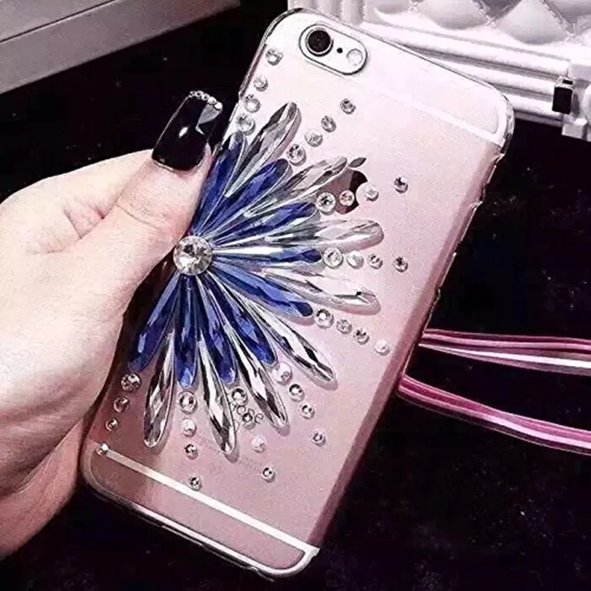 XINGDUO роскошный большой чехол с подсолнухом для iPhone X Xs Max XR Кристальный мягкий из