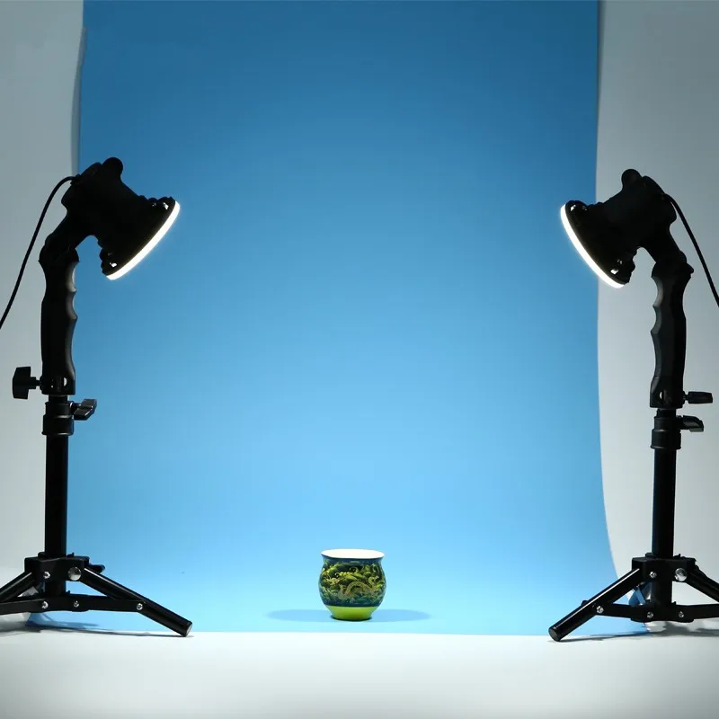 Лампа светодиодсветодиодный для студийной фотосъемки 2 шт. с подставкой х37 см|studio