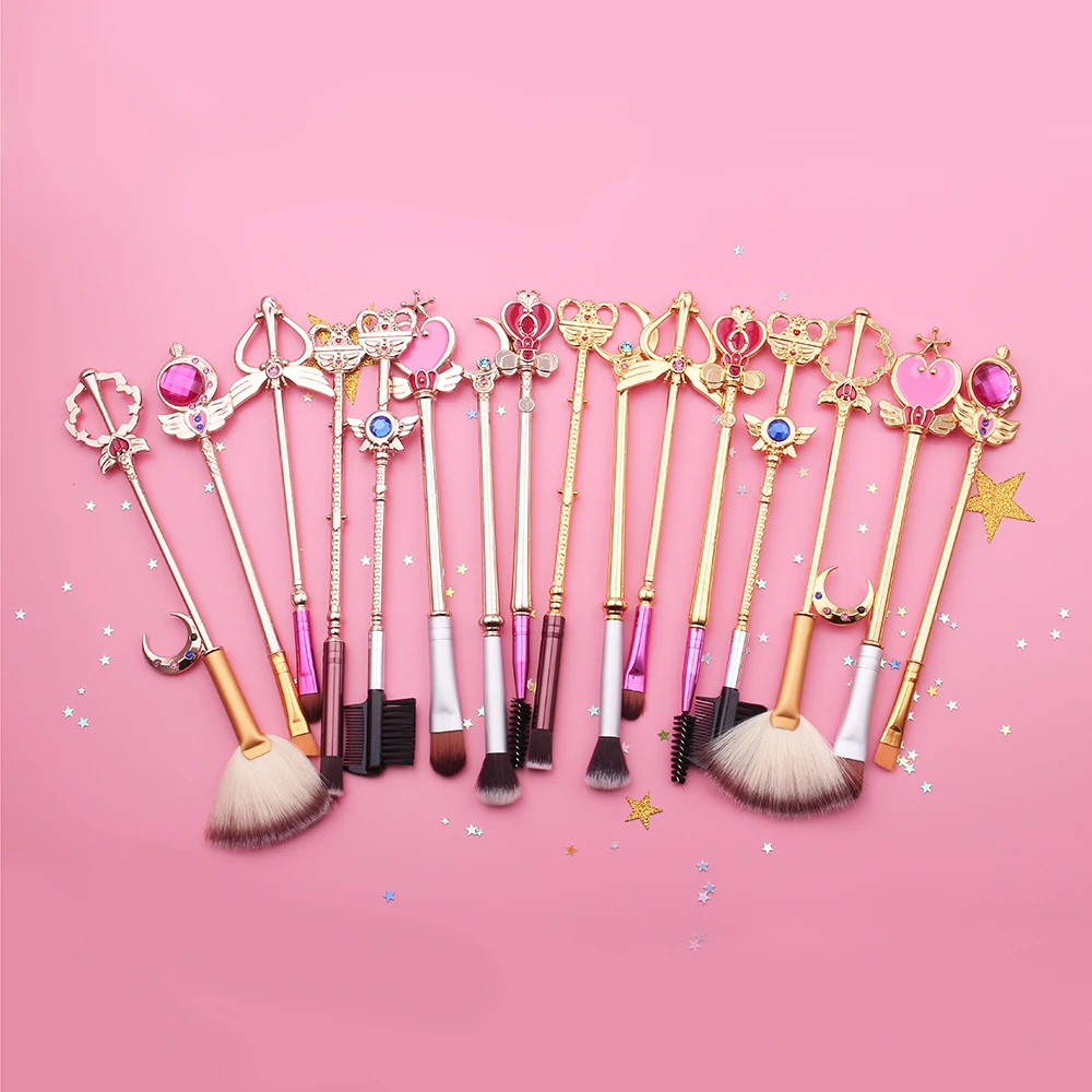 8 шт. Сейлор Мун Косплэй макияж кисть косметические инструменты для туалетных