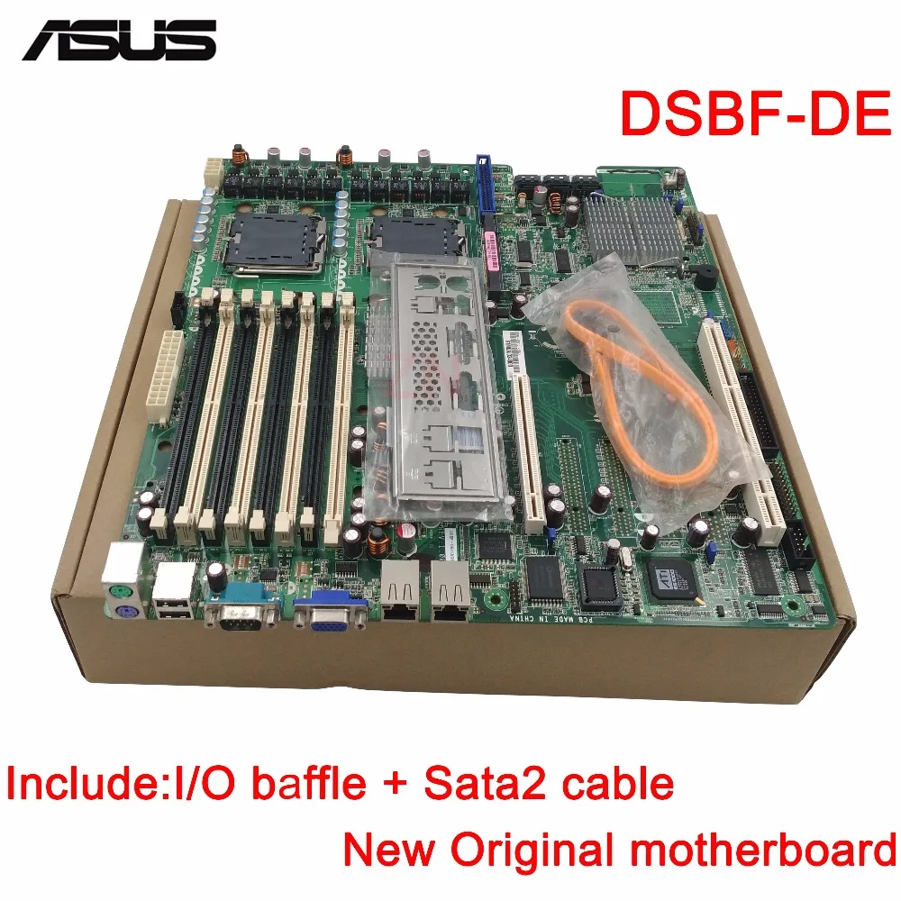 Оригинальный новый сервер материнская плата для Asus DSBF DE Socket 771 5000/5100 Процессор