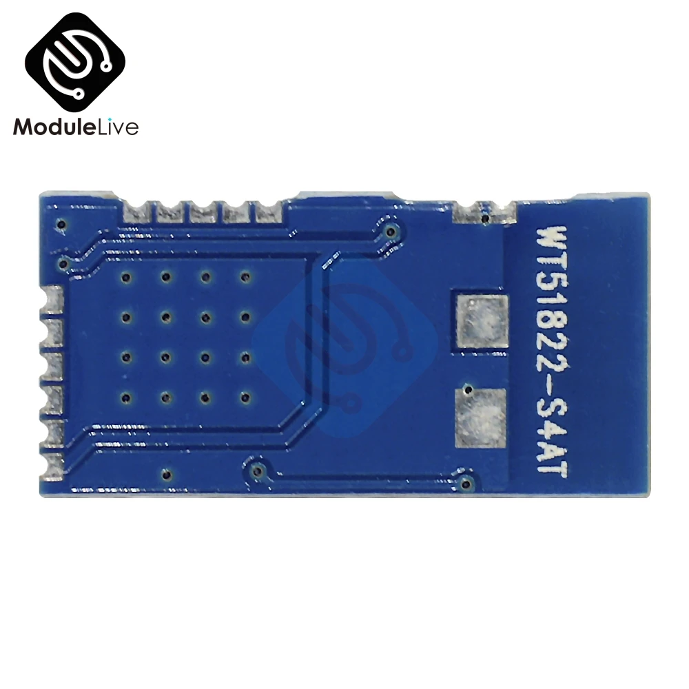 

nRF51822-04 Low Power Consumption Mini AT Command BLE 4.0 WIFI Wireless Bluetooth Module TTL UART Interface Slave 3.3V
