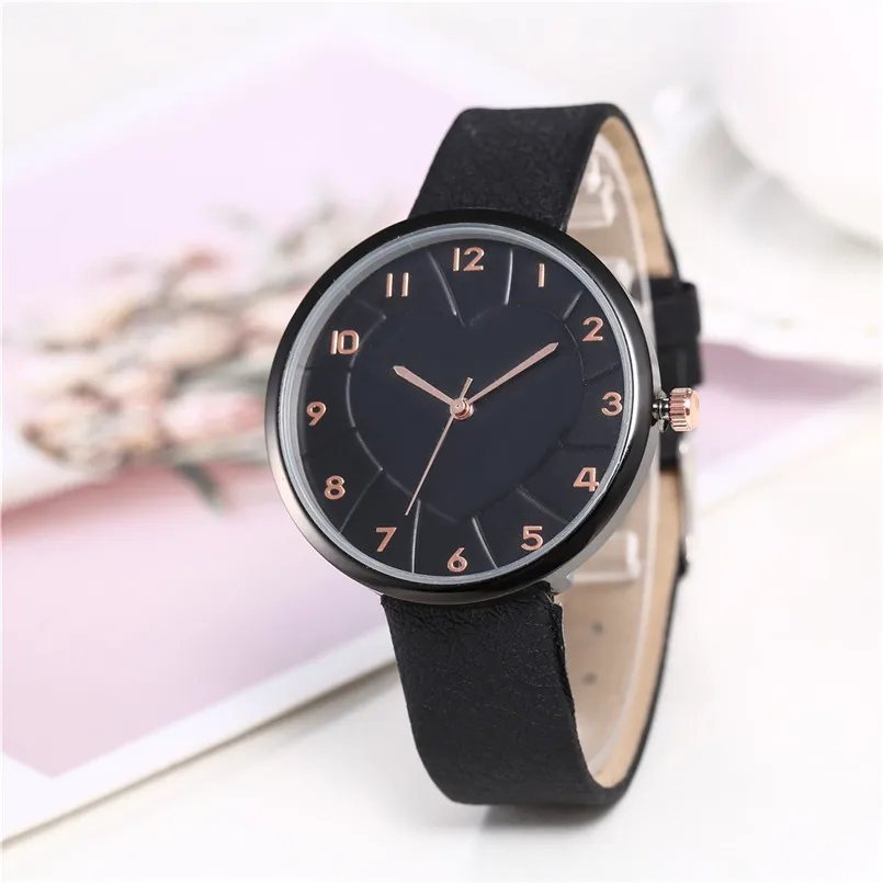 Кварцевые часы 2019 повседневные женские Аналоговые с круглым циферблатом H2 |
