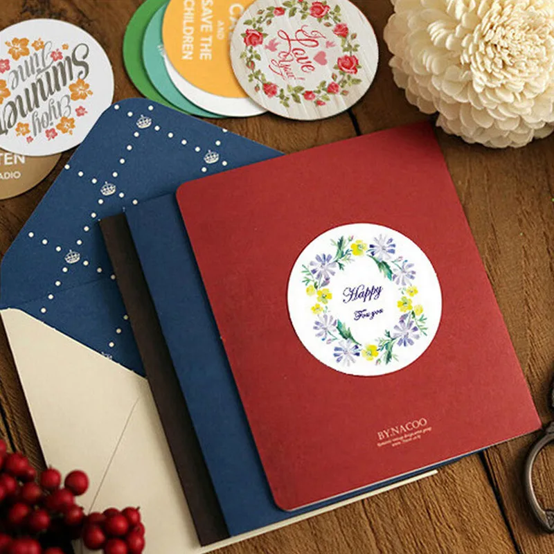 38 шт./упак. DIY Цветочный принт Pad Бумага Стикеры игрушка прекрасный подарок