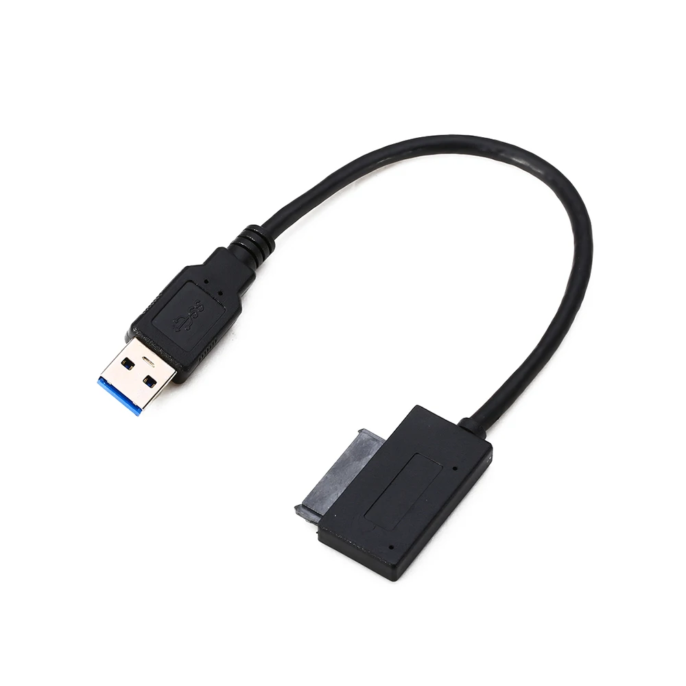 Новый USB 3 0 до 7 + 6 13Pin тонкий SATA кабель для ноутбука DVD/CD ROM HDD диск адаптер|Кабели