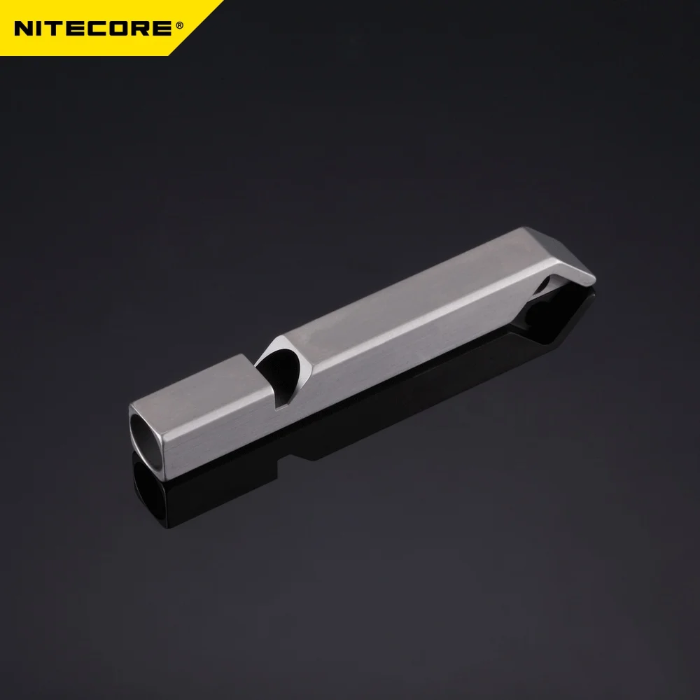 Лидер продаж уличный аварийный свисток NITECORE 120 дБ для выживания NWS10 из титанового