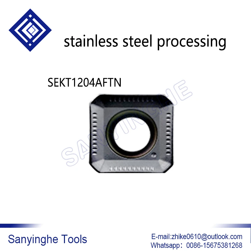 

SEKT1204AFTN PS205 10pcs/lots free shipping high quality cnc carbide turning inserts for stainless steel