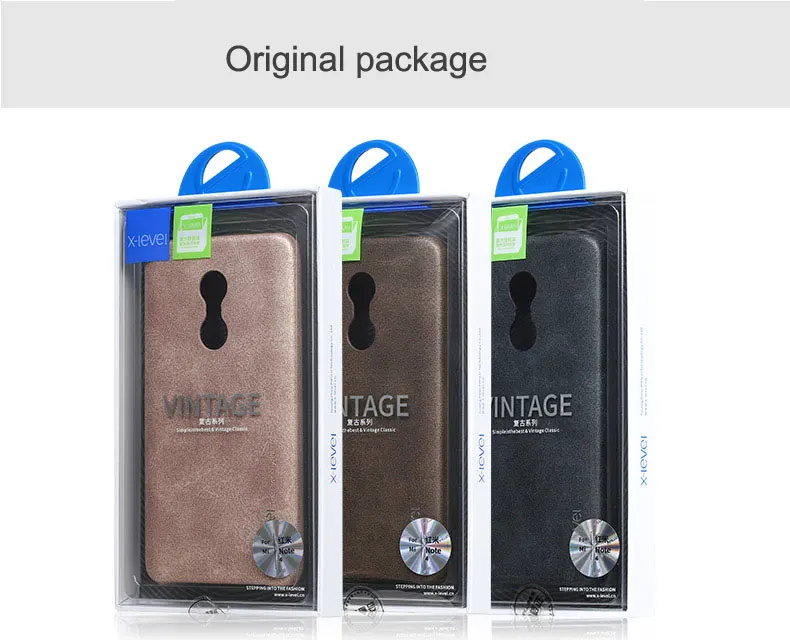 X-Level Case For Xiaomi Redmi Note 4 Retro Vintage X Level Leather Back Protective Cover Note4 Pro Prime |