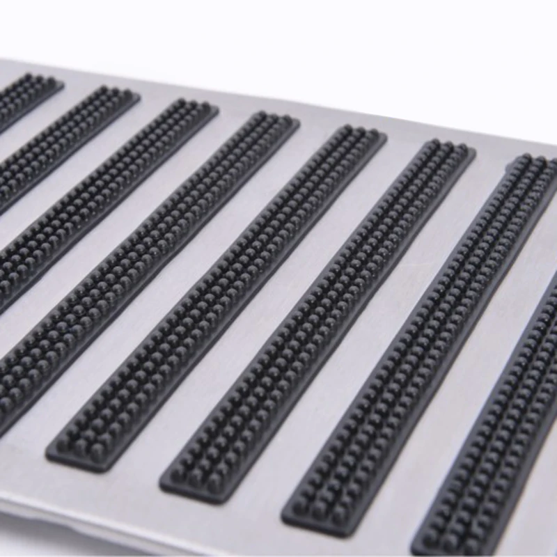 Универсальный автомобильный напольный коврик накладной на пятку для ног педали