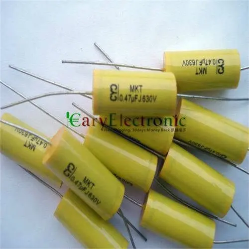 Оптовая продажа 200 шт. длинные провода желтая осевая полиэфирная пленка