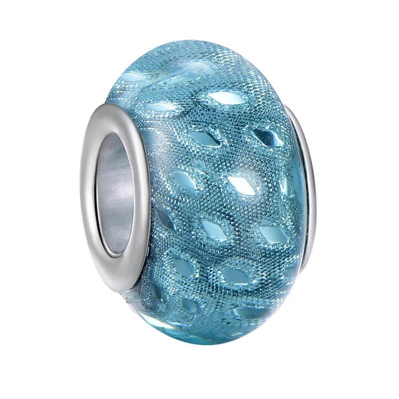 Бесплатная доставка европейские Красочные Бусины-шармы из муранской смолы