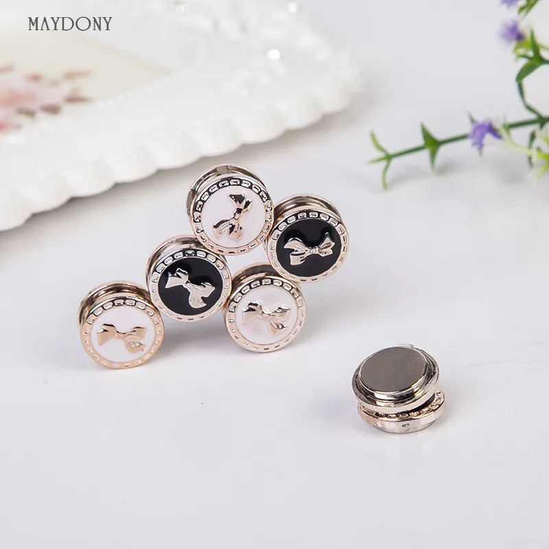 

XT104 fashion headwear scarf magnet brooch Bow tie hijab clips