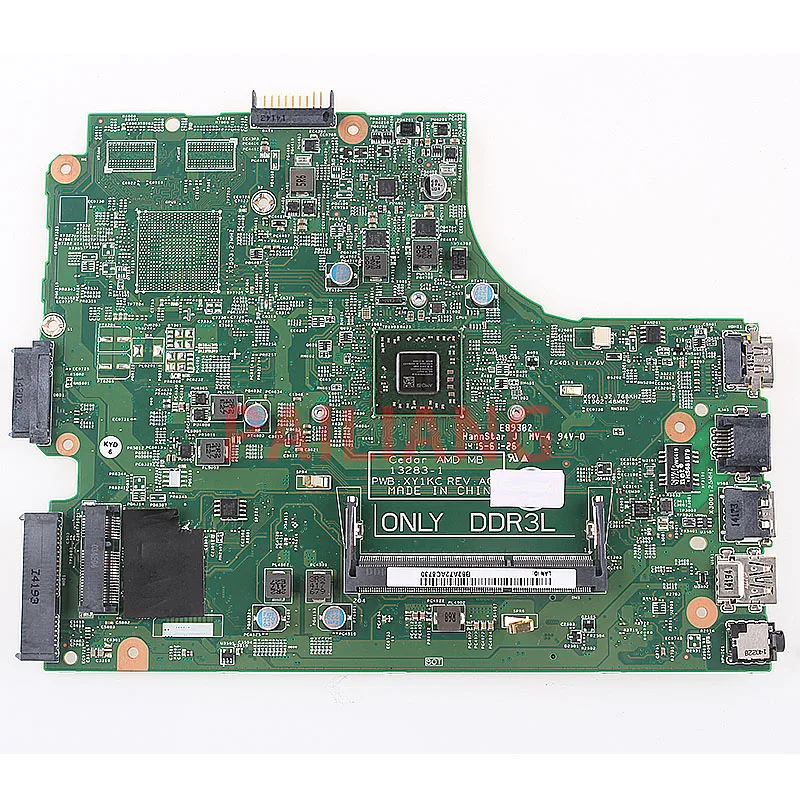 

Материнская плата для ноутбука DELL Inspiron 3541, 3441, 3542, 3442, материнская плата для ПК, AMD CN-0HMH2G 0HMH2G, XY1KC, 13283-1, тестированная DDR3