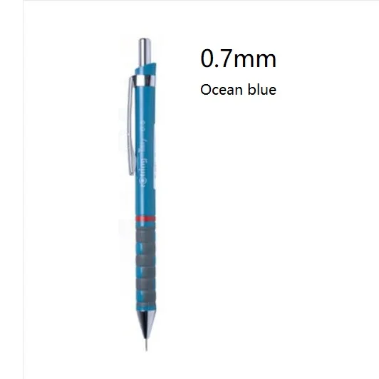 Rotring 0,35 мм/0,5 мм 0,7 мм/1,0 мм Tikky механический карандаш красный черный синий белый Plactis ручка держатель автоматический карандаш ручка для рисования - Цвет: 0.7 Ocean blue