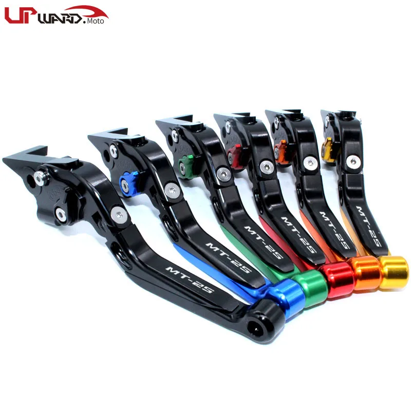 

For YAMAHA MT-25 MT25 MT 25 2015 2016 2017 2018 Motorcycle Accessories Folding Extendable Brake Clutch Levers LOGO MT-25