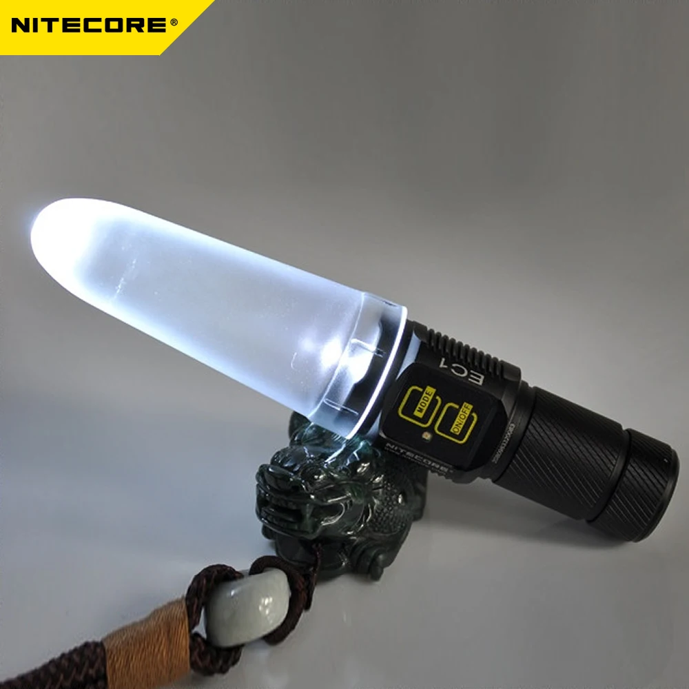 NITECORE NDF25 NDF32 NDF34 NDF40 полупрозрачный белый рассеиватель конус дорожного движения палочка наконечник лампа фонарик аксессуары