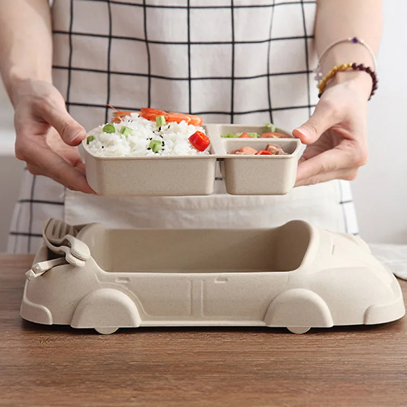 5 шт./лот мультяшный милый квадратный автомобильный поезд самолет для кормления