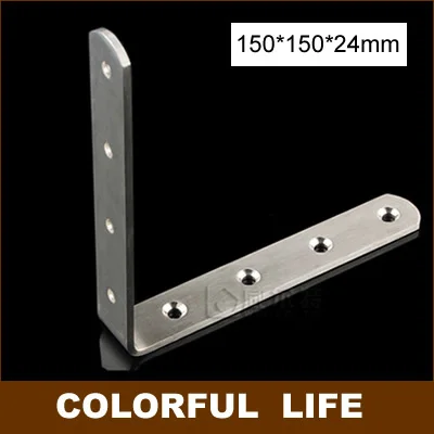 

L-образный, угловой кронштейн из нержавеющей стали большого размера, переборка, соединительная опора для контейнеров, мебельная фурнитура, ...