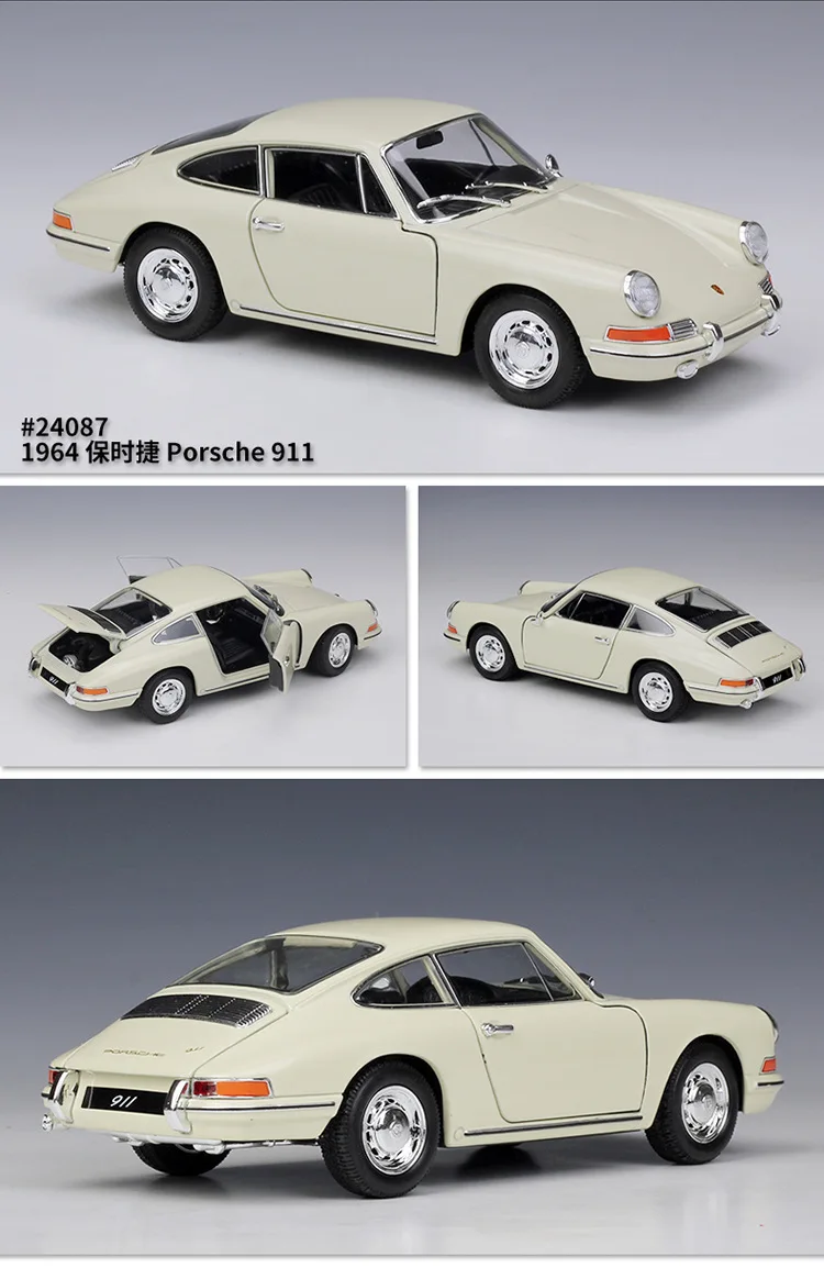 Резиновые Литья под давлением модель автомобиля 1:24 весы классические Porsche 911/918/356/959 Автомобиль Спорт сплава металла игрушки гоночный автомобиль для детей Коллекция подарков
