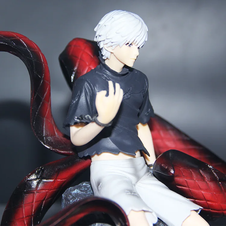 Токио упыри Kaneki Кен фигурку аниме модель патч сидя куклы украшения фигурка