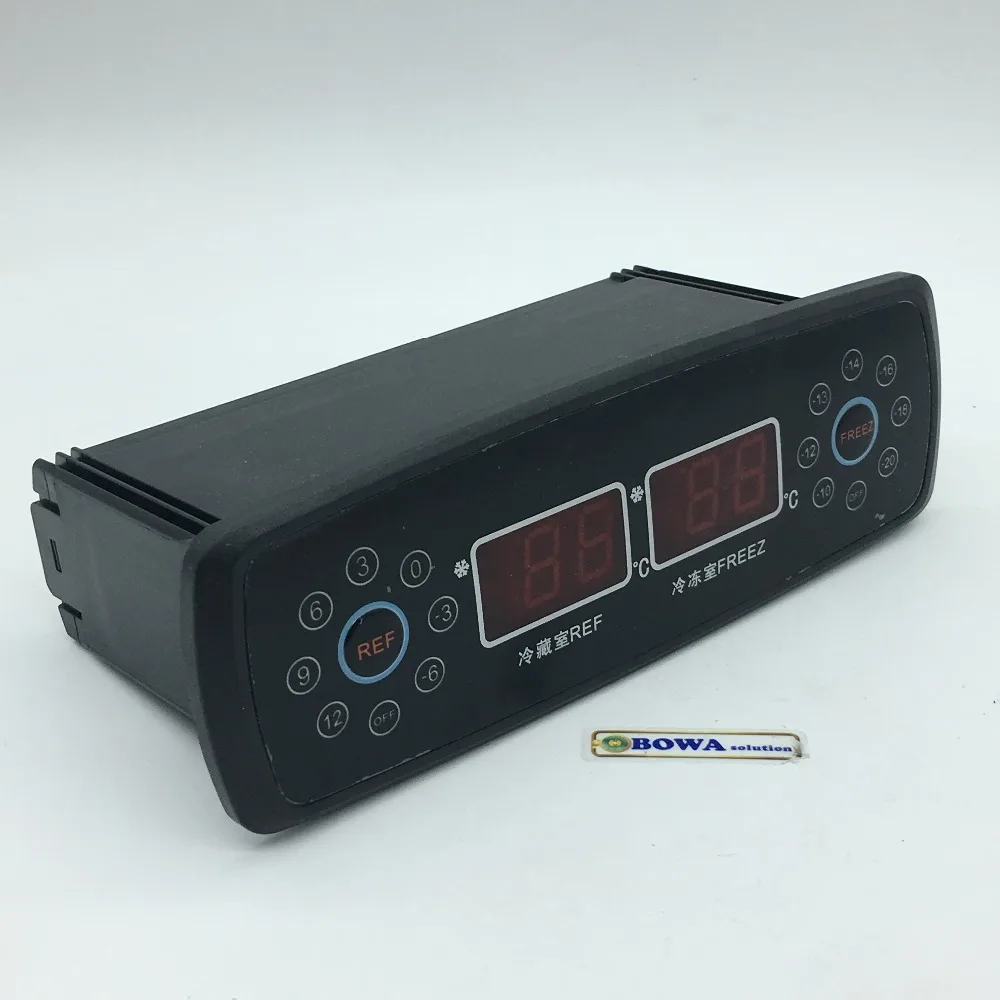 ECS-R12F12 микрокомпьютер контроллер температуры отличный выбор для двойной температуры холодильных и морозильных камер в супермаркетах