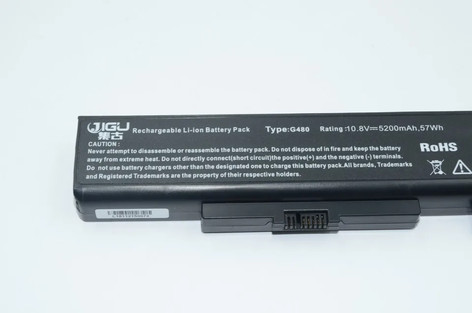 JIGU 6 ячеек ноутбук Батарея L11S6Y01 для lenovo G480 G485 G585 G580 Y480 Y580 Z380 Z480 Z580 Z585 Z485